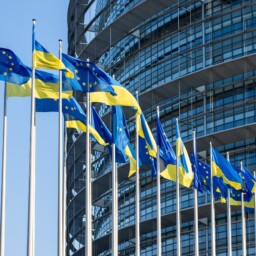 Ukraina UE flagi
