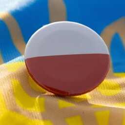 Ukraina Polska flagi