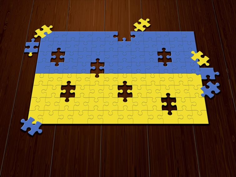 flaga puzzle